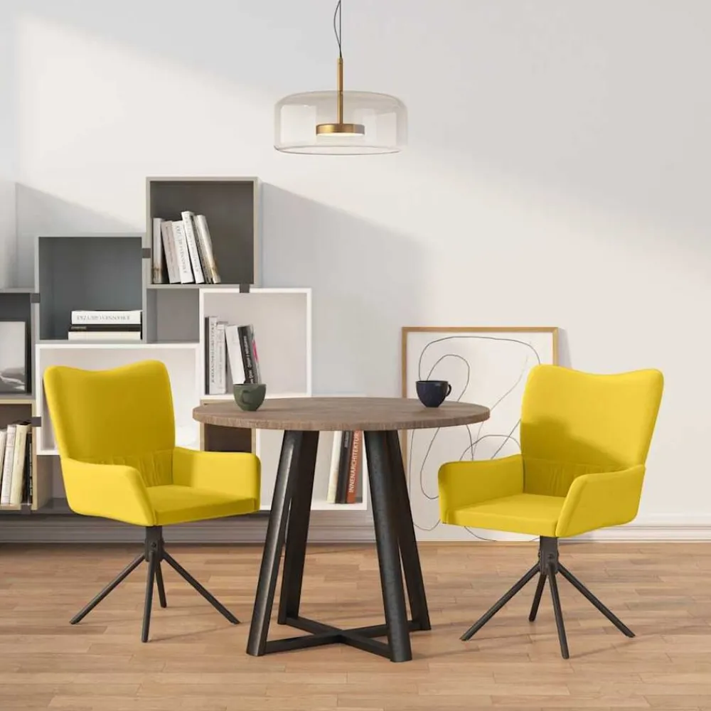 Eetkamerstoelen draaibaar 2 st fluweel>vidaXL Hot