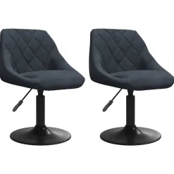 Eetkamerstoelen draaibaar 2 st fluweel>vidaXL Best