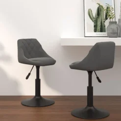 Eetkamerstoelen draaibaar 2 st fluweel>vidaXL Best