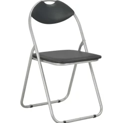 Eetkamerstoelen inklapbaar 4 st kunstleer zwart>vidaXL Discount