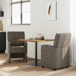 Eetkamerstoelen met Wieltjes 2 pcs 57 x 67 x 95 cm><noscript><img width=