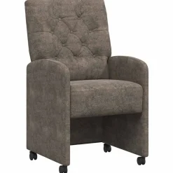 Eetkamerstoelen met Wieltjes 2 pcs 58 x 67 x 97 cm>vidaXL Discount