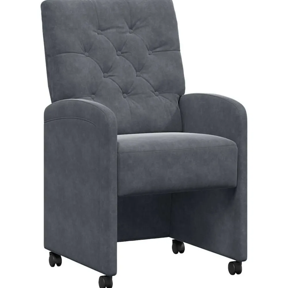 Eetkamerstoelen met Wieltjes 2 pcs 58 x 67 x 97 cm>vidaXL Online