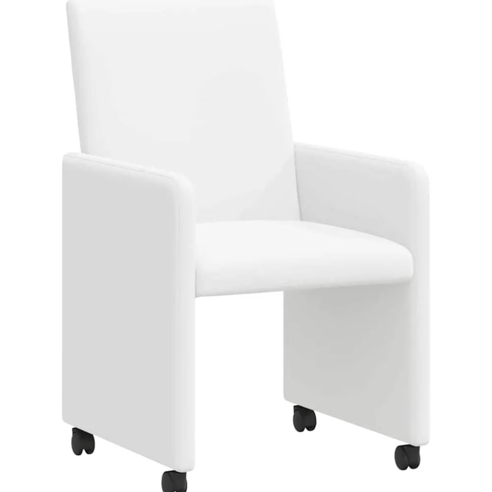 Eetkamerstoelen met Wieltjes 2 pcs 57 x 66 x 94 cm>vidaXL Online