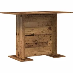 Tafels*vidaXL Eettafel 110x60x75 cm bewerkt hout kleurig Oud hout