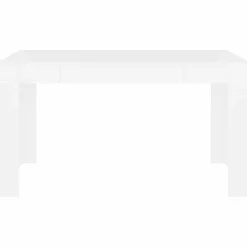 Tafels*vidaXL Eettafel 140x74,5x76 cm bewerkt hout Wit