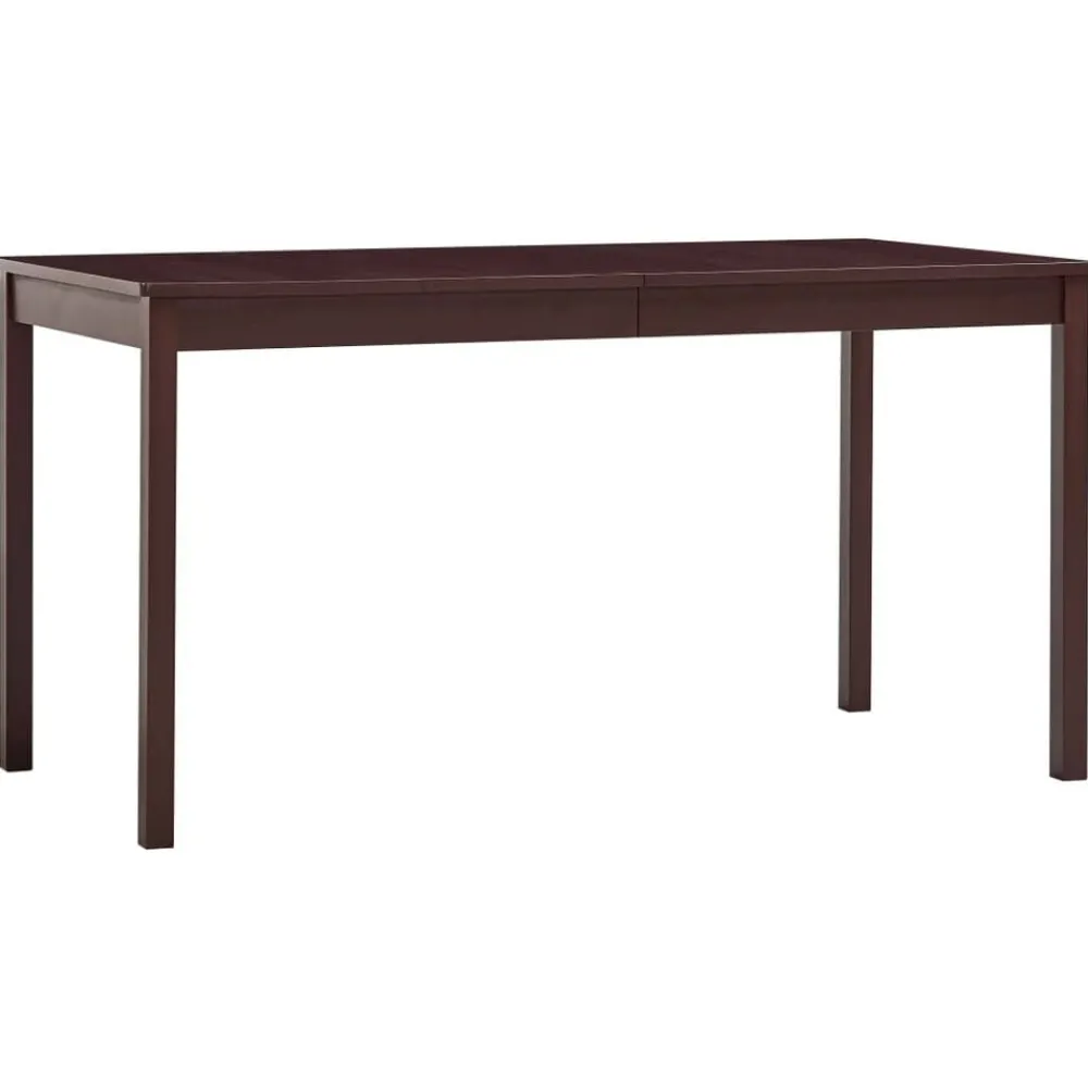 Eettafel 140x70x73 cm grenenhout>vidaXL Discount