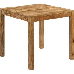 Eettafel 82x80x76 cm massief mangohout>vidaXL Outlet