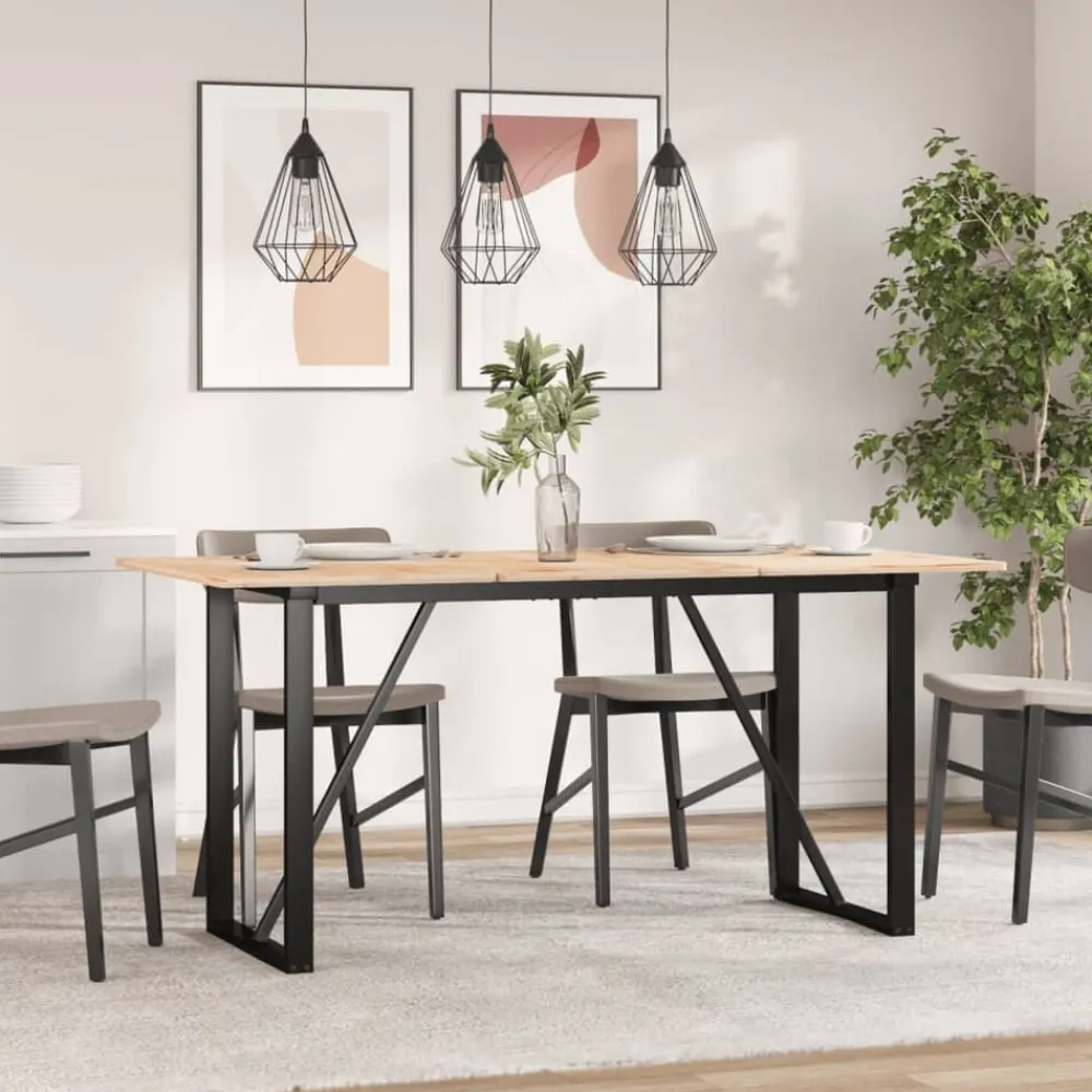 Tafelaccessoires*vidaXL Eettafelpoten O-frame 120x60x73 cm staal