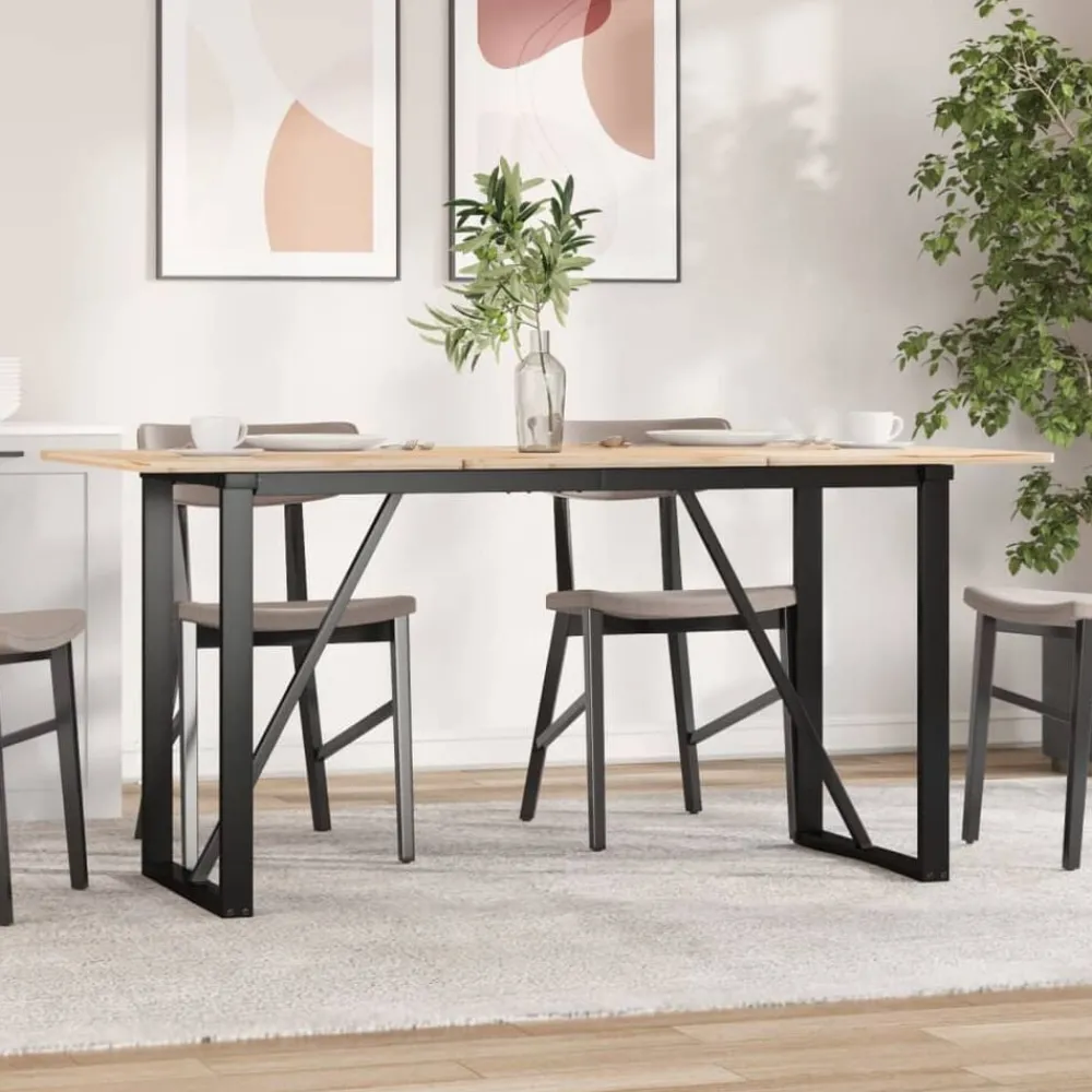 Tafelaccessoires*vidaXL Eettafelpoten O-frame 120x60x73 cm staal