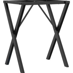 Tafelaccessoires*vidaXL Eettafelpoten X-frame 60x50x73 cm staal