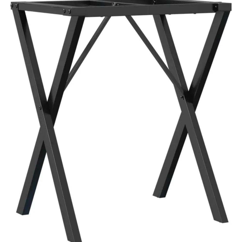 Tafelaccessoires*vidaXL Eettafelpoten X-frame 60x50x73 cm staal