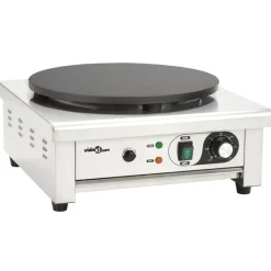 Keuken & Eetkamer*vidaXL Elektrische crêpemaker met lekbakje 40 cm 3000 W