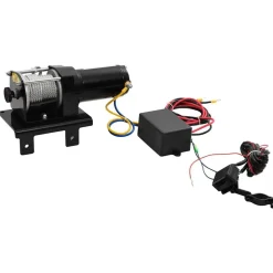 Elektrische lier 12 V 1360 kg met montageplaat en rollenvenster>vidaXL Outlet