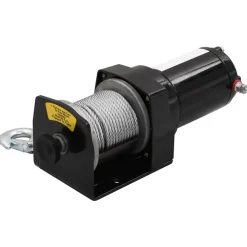 Elektrische lier 12 V 1360 kg met montageplaat en rollenvenster><noscript><img width=