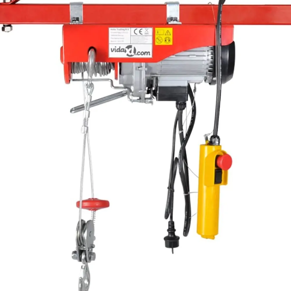 Materiaalbehandeling*vidaXL Elektrische lier 1300 W 400/800 kg