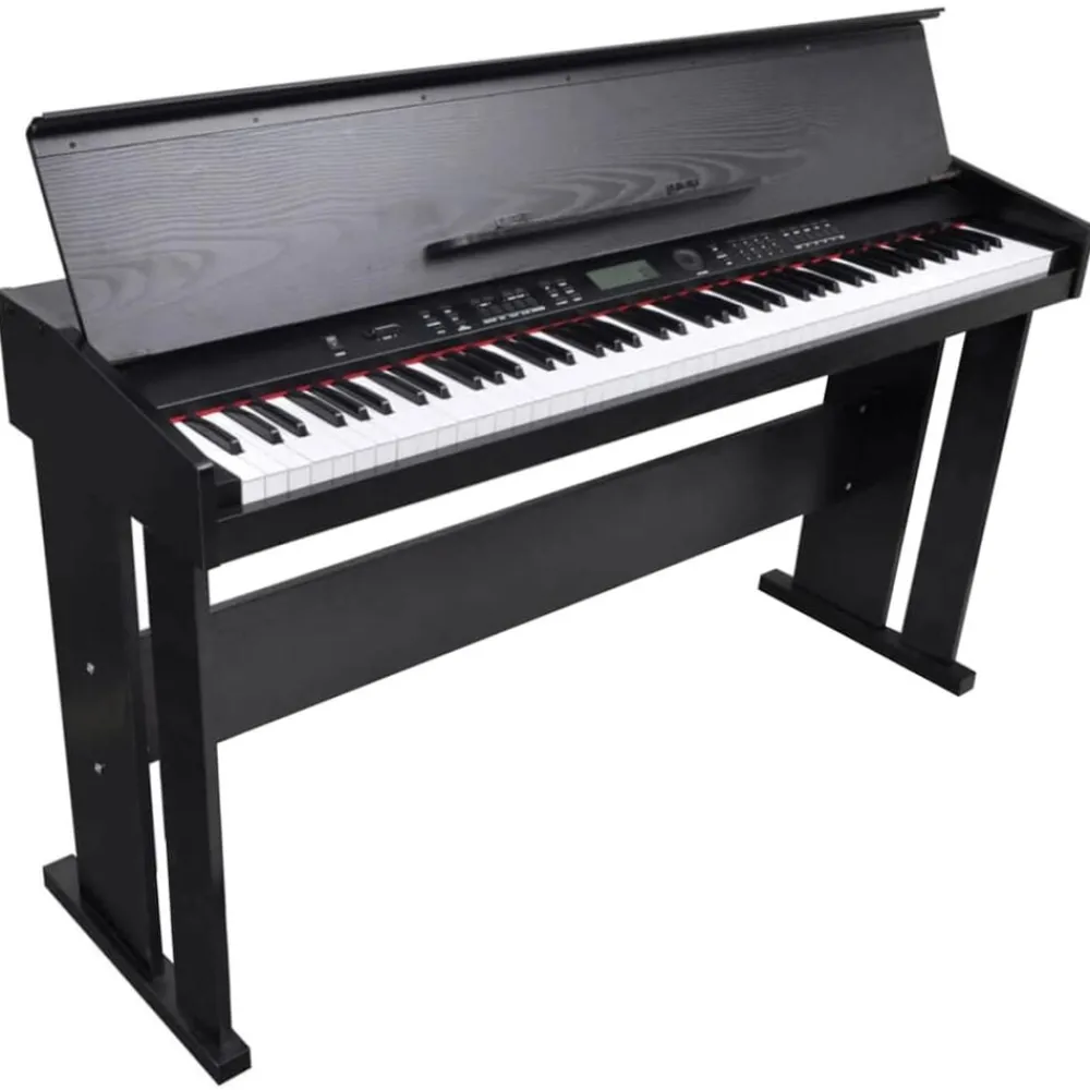 Kunst & Entertainment*vidaXL Elektronische/Digitale piano met 88 toetsen en bladhouder