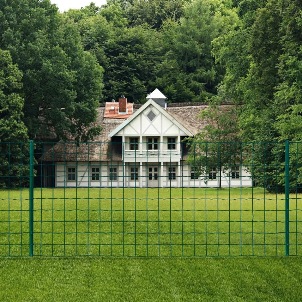 Euro hek 20x0,8 m staal groen>vidaXL