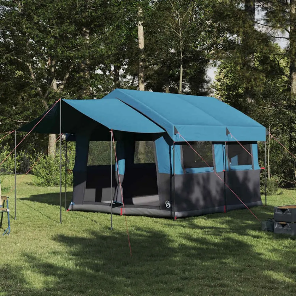 Familietent voor 4 Personen en Grijs 324 x 255 x 230 cm>vidaXL Online