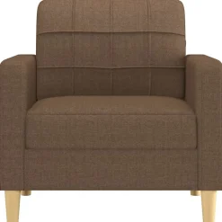 Banken*vidaXL Fauteuil 60 cm stof Bruin
