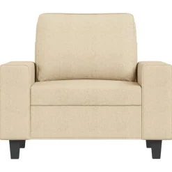 Fauteuil 60 cm stof crèmekleurig><noscript><img width=