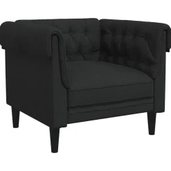 Fauteuil Chesterfield-stijl stof>vidaXL New