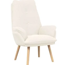 Fauteuil Crème 69 x 74 x 93 cm Sherpa Stof>vidaXL Discount