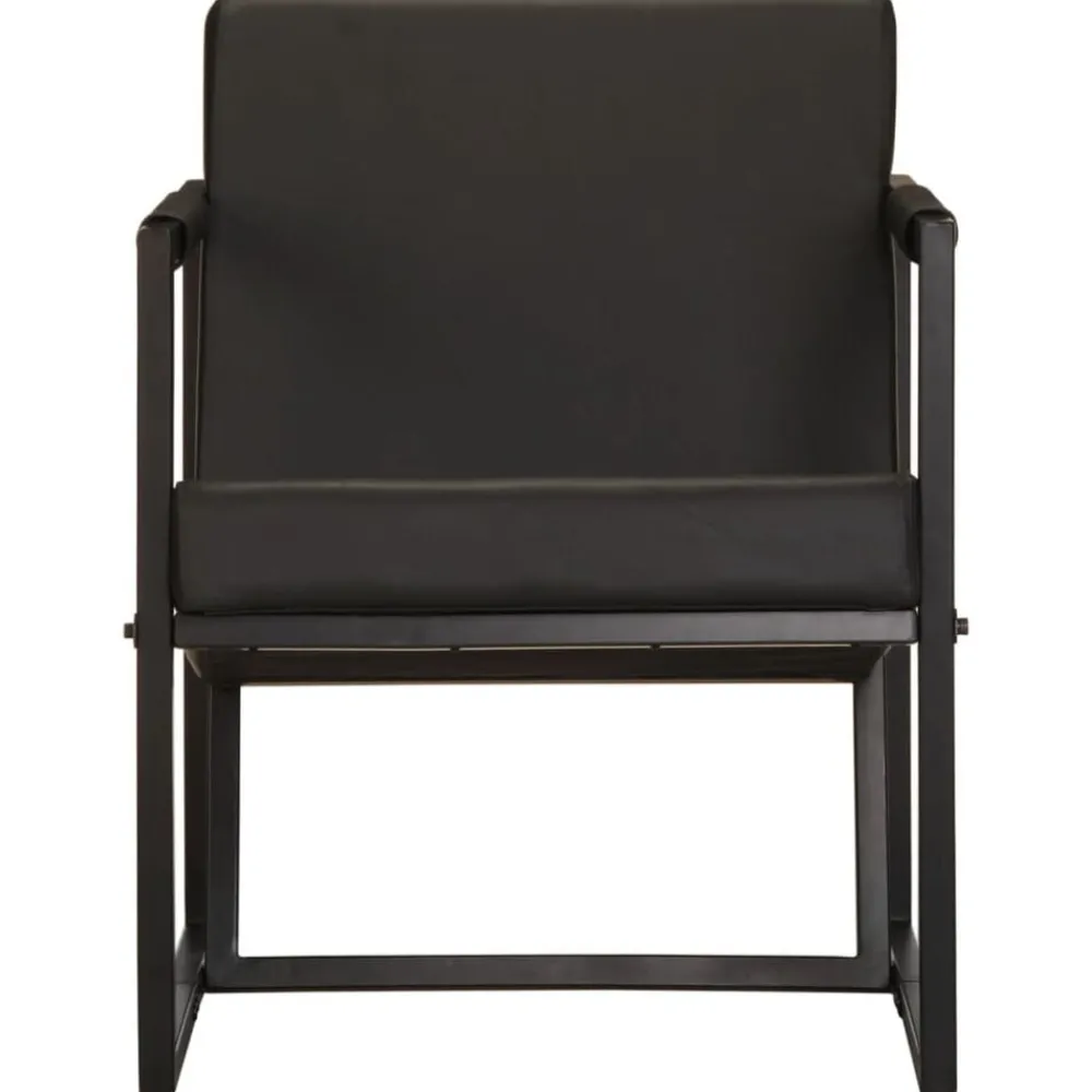 Fauteuil echt leer>vidaXL Hot