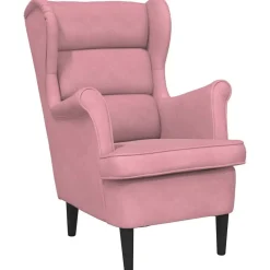Stoelen*vidaXL Fauteuil fluweel Roze