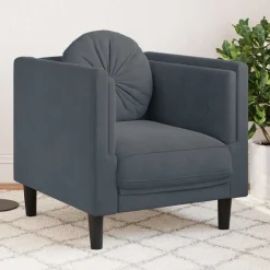 Fauteuil met kussens fluweel>vidaXL Hot