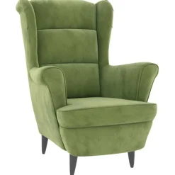 Fauteuil met voetenbank fluweel><noscript><img width=