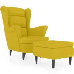 Fauteuil met voetenbank fluweel>vidaXL Online
