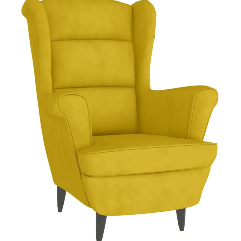 Fauteuil met voetenbank fluweel>vidaXL Online