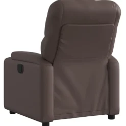 Stoelen*vidaXL Fauteuil verstelbaar kunstleer Bruin