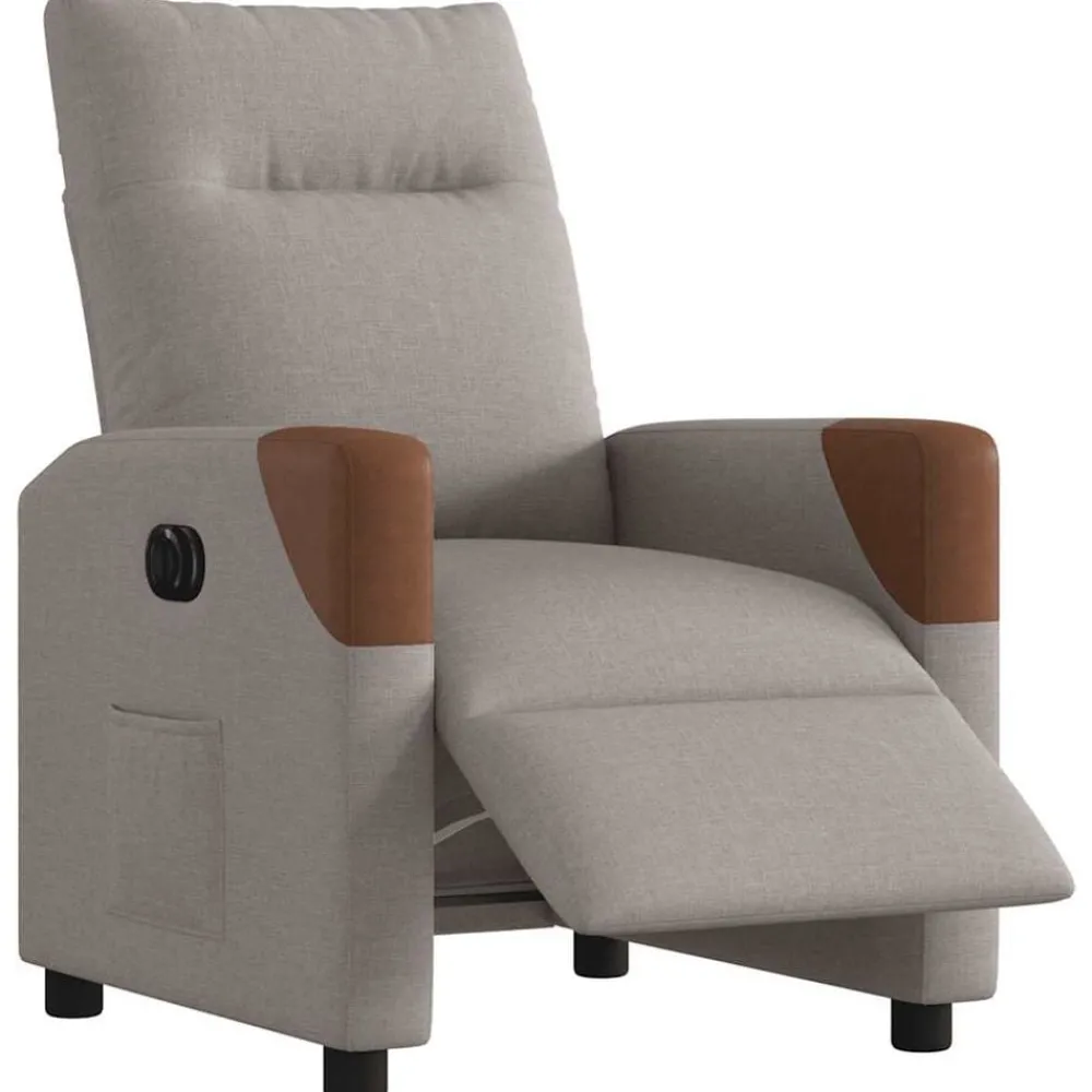 Fauteuil verstelbaar elektrisch stof>vidaXL