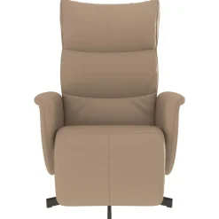 Fauteuil verstelbaar met voetensteun kunstleer kleur><noscript><img width=