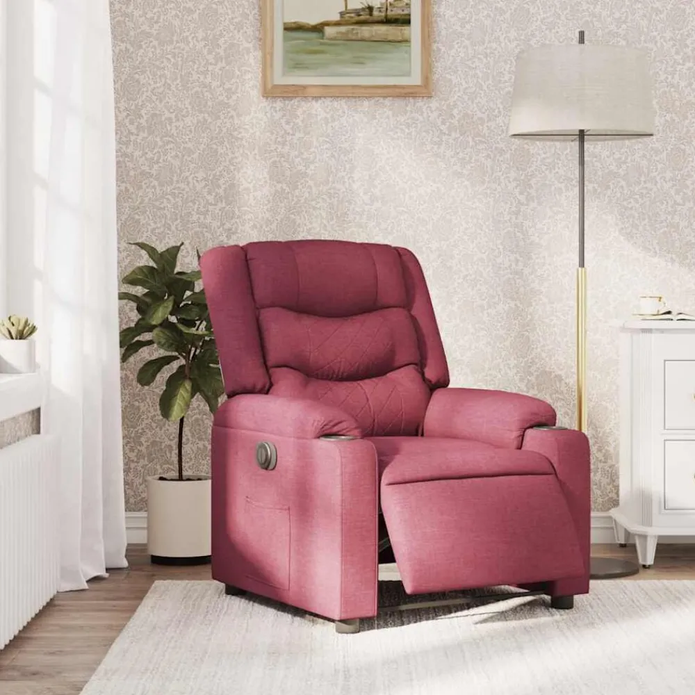 Fauteuil verstelbaar elektrisch stof>vidaXL Clearance