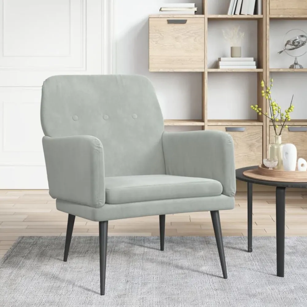 Fauteuil 62x79x79 cm fluweel>vidaXL Outlet
