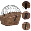 Fietsmand voor bagagedrager 55x31x36 cm natuurlijk wilgen>vidaXL Sale