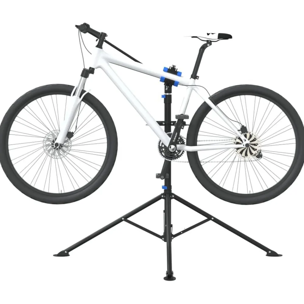 Fietsreparatiestandaard inklapbaar 108-188 cm blauw staal>vidaXL Online