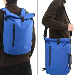 Buitensport*vidaXL Fietstas 31 x 13 x 58 cm Polyester Blauw
