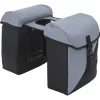 Fietstas Grijs en zwart 31.5 x 15.5 x 40 cm Polyester>vidaXL Best