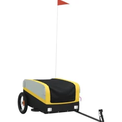 Fietstrailer 30 kg ijzer zwart en>vidaXL Best