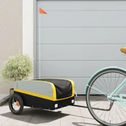 Fietstrailer 30 kg ijzer zwart en>vidaXL Best