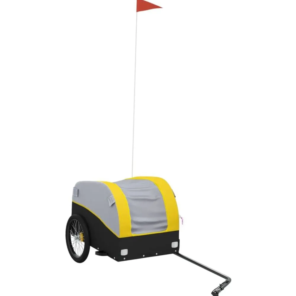 Fietstrailer 30 kg ijzer zwart en>vidaXL Outlet
