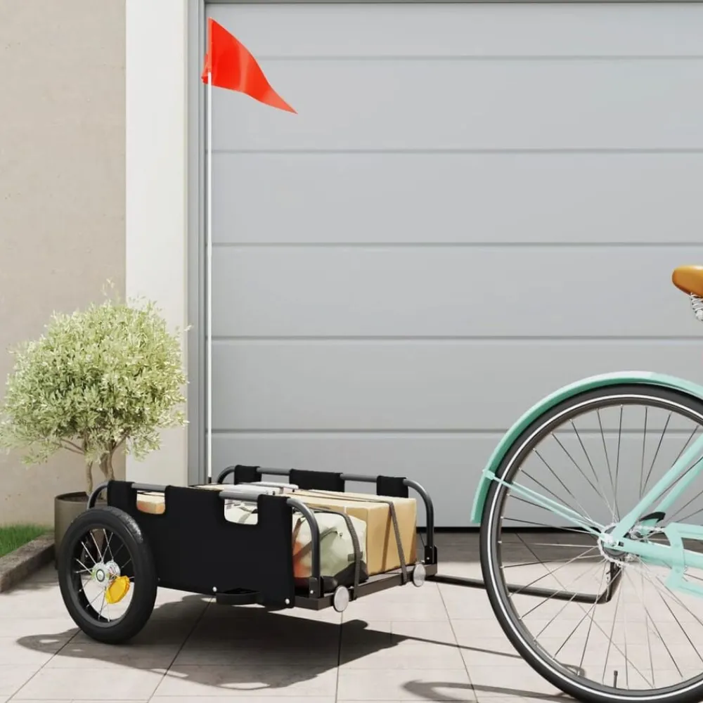 Fietstrailer oxford stof en ijzer>vidaXL Sale