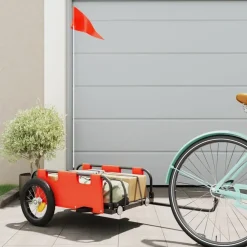 Fietstrailer oxford stof en ijzer>vidaXL Discount