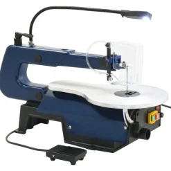 Gereedschap*vidaXL Figuurzaagmachine elektrisch met voetpedaal en LED-lampje 125 W