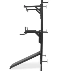 Fitness*vidaXL Fitnessapparaat wandgemonteerd zwart