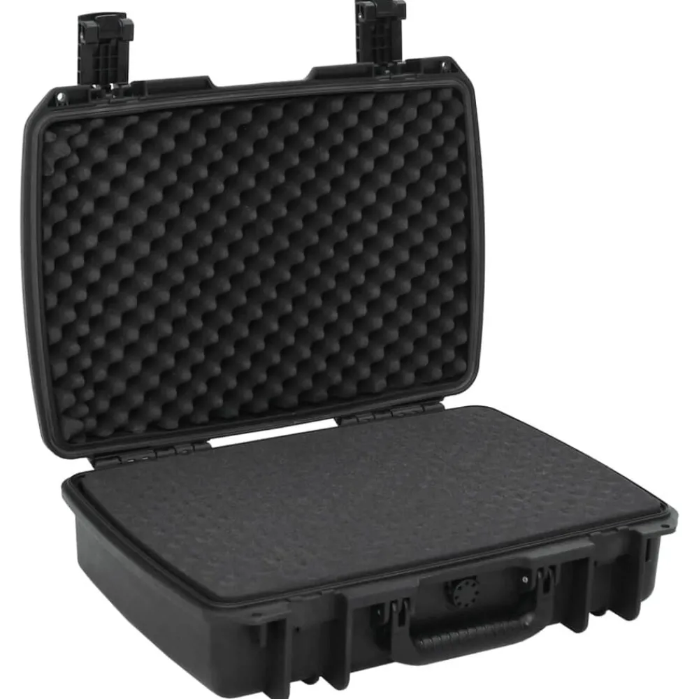 Flightcase draagbaar 50,5x37x14,5 cm PP zwart>vidaXL Online